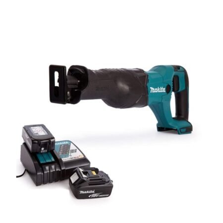 Makita DJR186Z 18V Cordless Reciprocating Saw with 2 x 5Ah Batteries & Charger