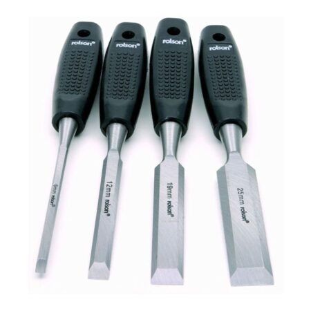 Rolson 56159 4 pc Wood Chisel Set - Premium Quality Woodworking Chisels for Precision Crafting (Copy)
